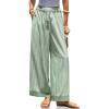 Green White Striped