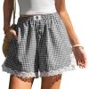 Dark Gray White Plaid