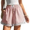 Orange White Plaid