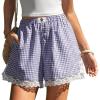 Purple White Plaid