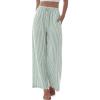 Light Green White Stripe